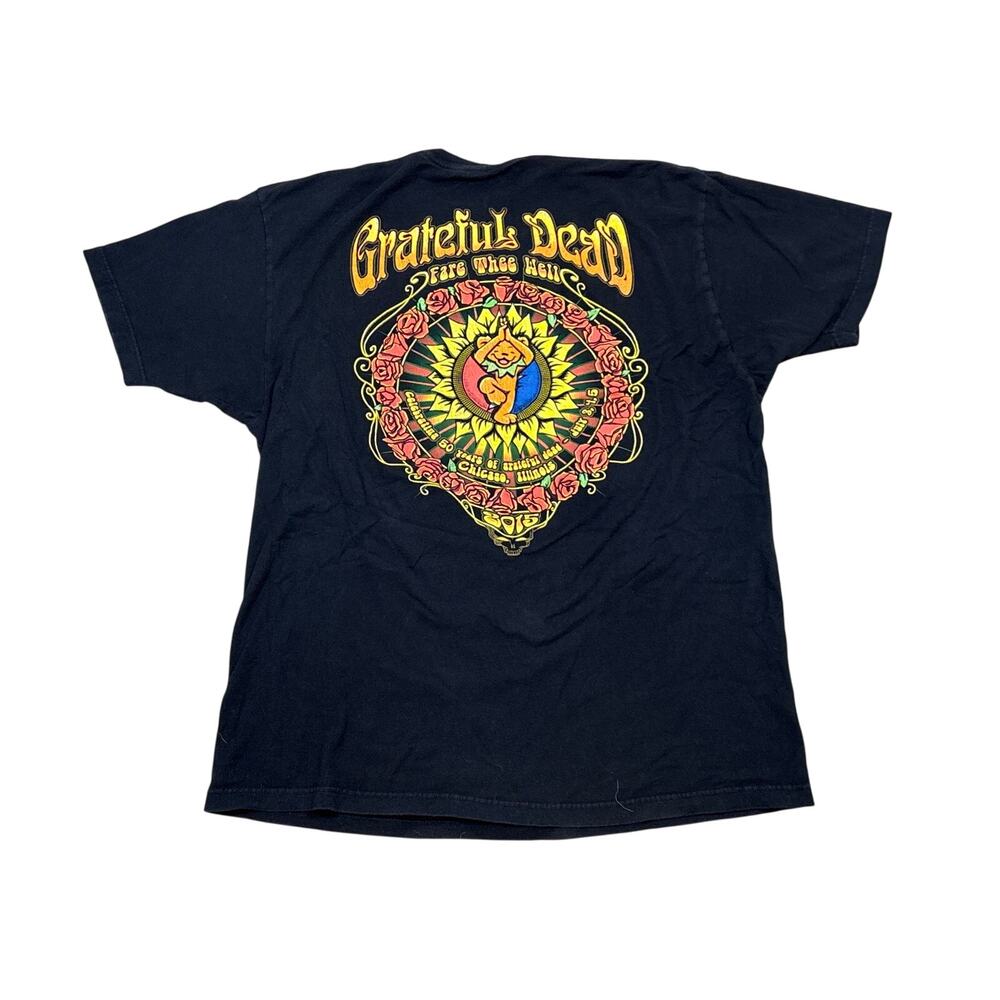 2015 Grateful Dead Fare thee well Tour official concert merch Tultex XXL shirt - Picture 6 of 7